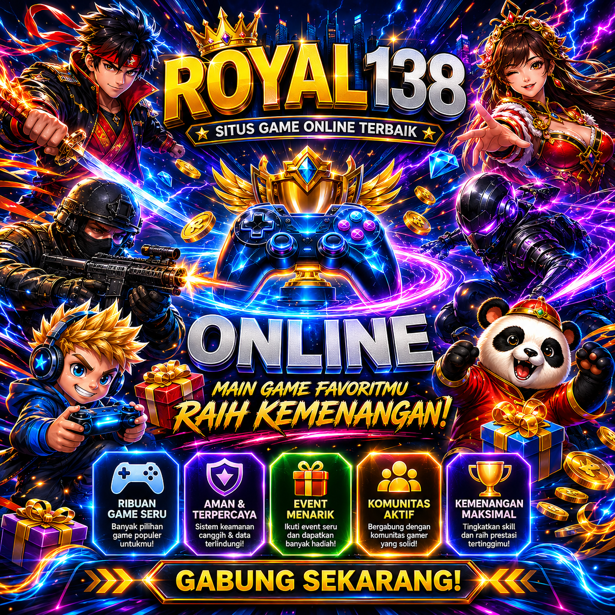 𝑅𝑂𝑌𝐴𝐿138 : Tempat Para Juara Bermain Game Online - laramedicalequipments