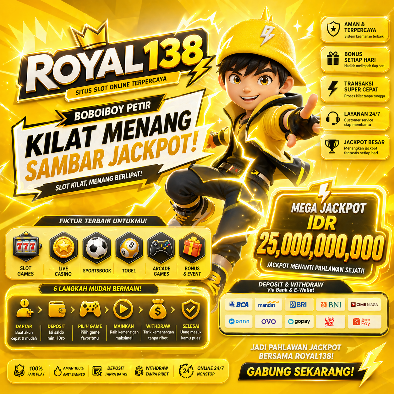 Royal138 alternatif solusi hoki adalah rahasia profit tanpa batas dari bigstarpro guna dalam membantu anda mengembangkan keuangan jalur taruhan hoki.