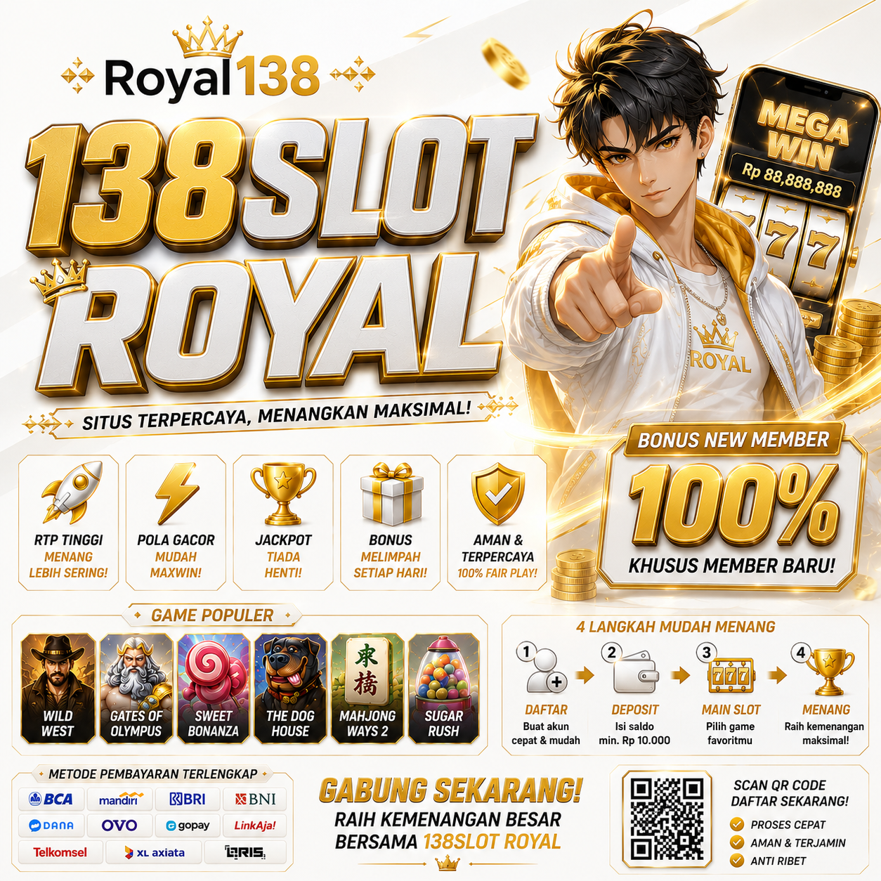 ROYAL138 Front Black 