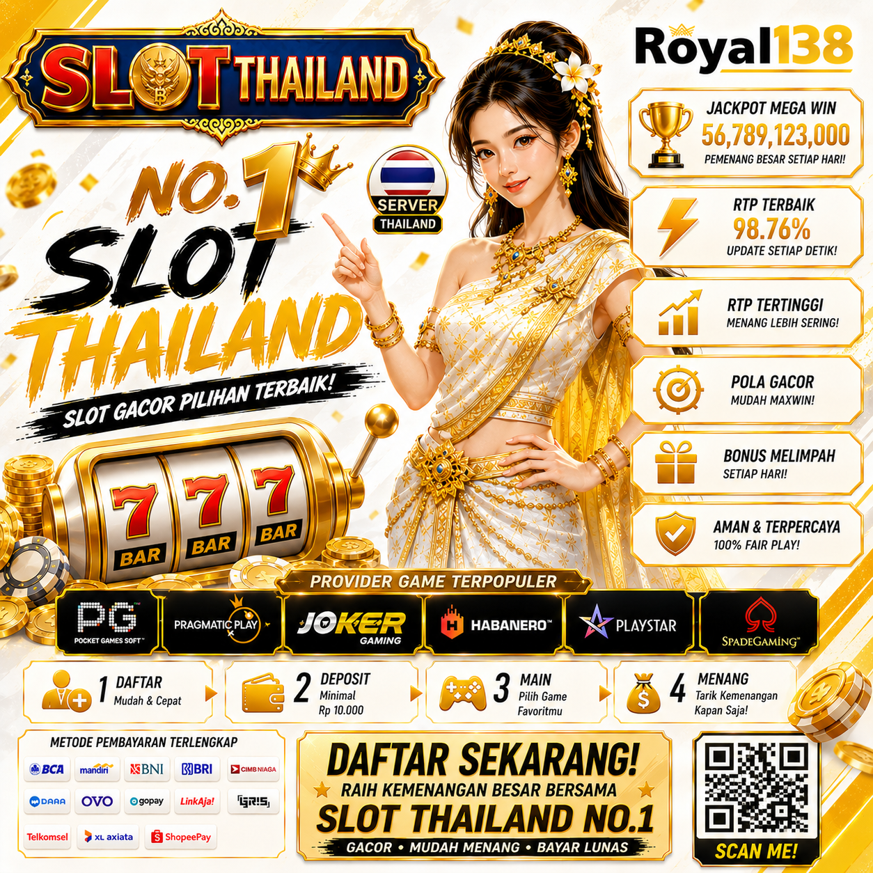 SLOT THAILAND NO 1 $ Jaminan Untung Sultan Jackpot Paus # picandyrios