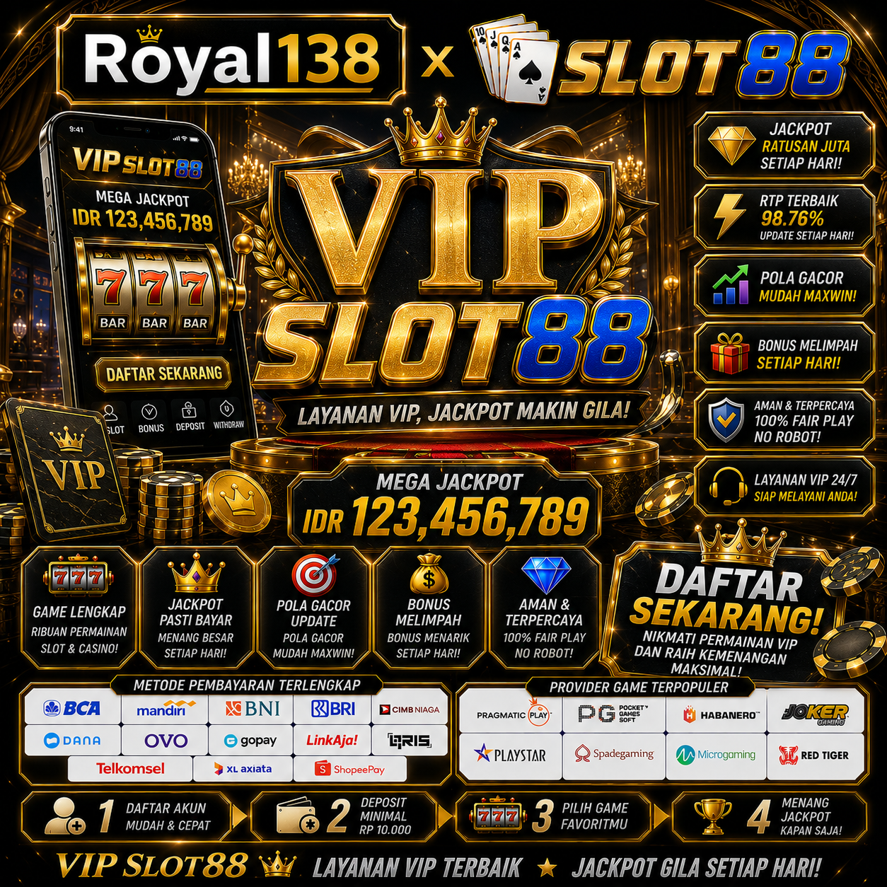 SLOT88 # Vip Slot88 Situs Slot777 Taruhan Aman Tanpa Hambatan Jackpot Melimpah