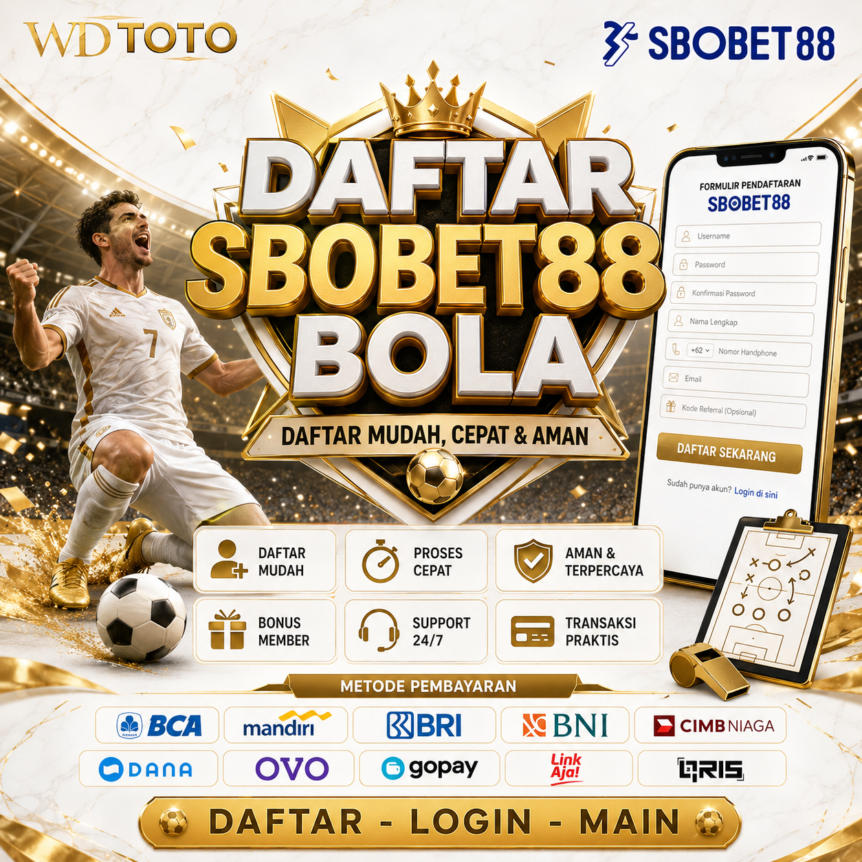 Sbobet88 $ Daftar Sbobet88 Bola Slot777 Terpopuler Hari Ini # mundodigitalpc