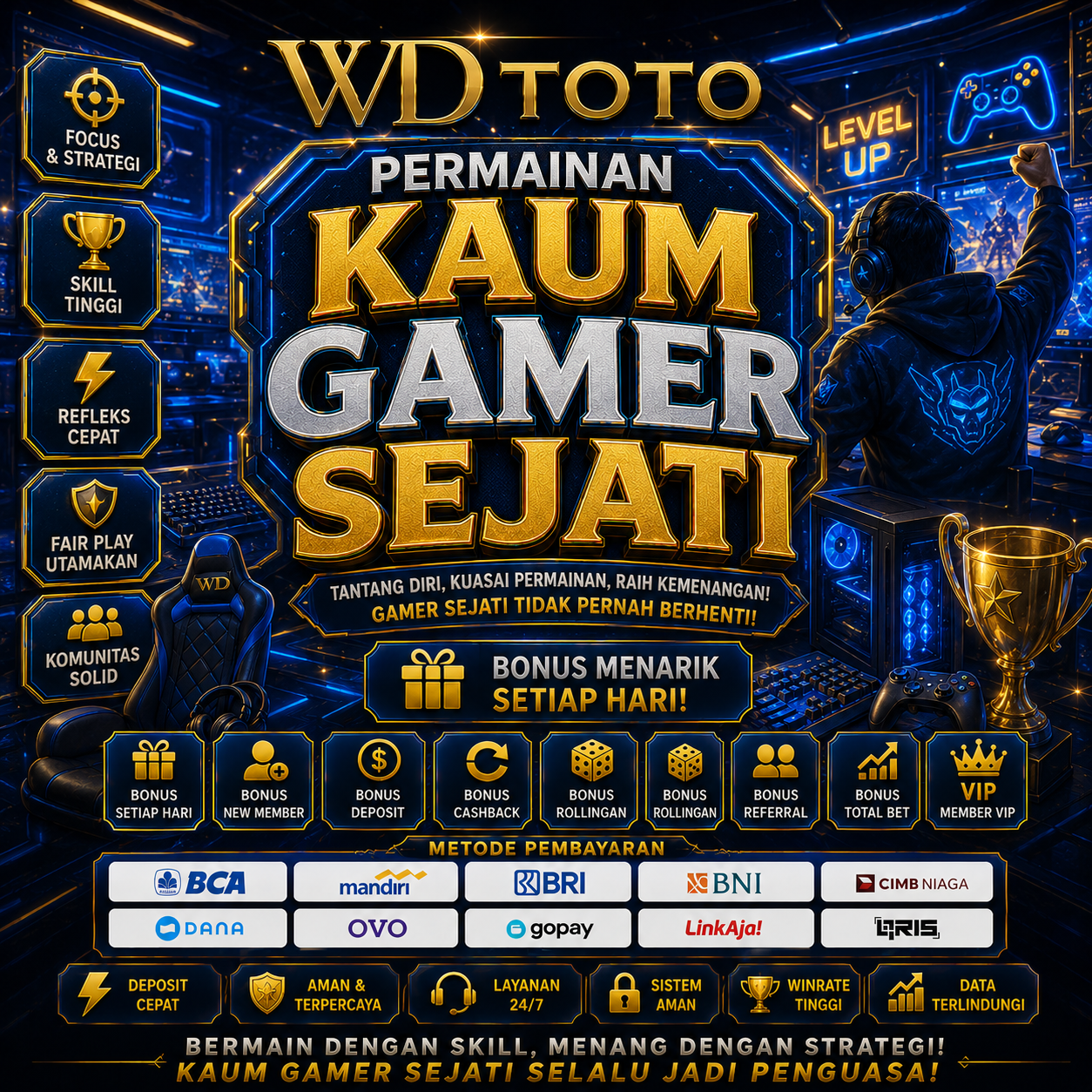 WDTOTO $ Permainan Kaum Gamer Sejati Link Alternatif Paling Hoki # stayonth