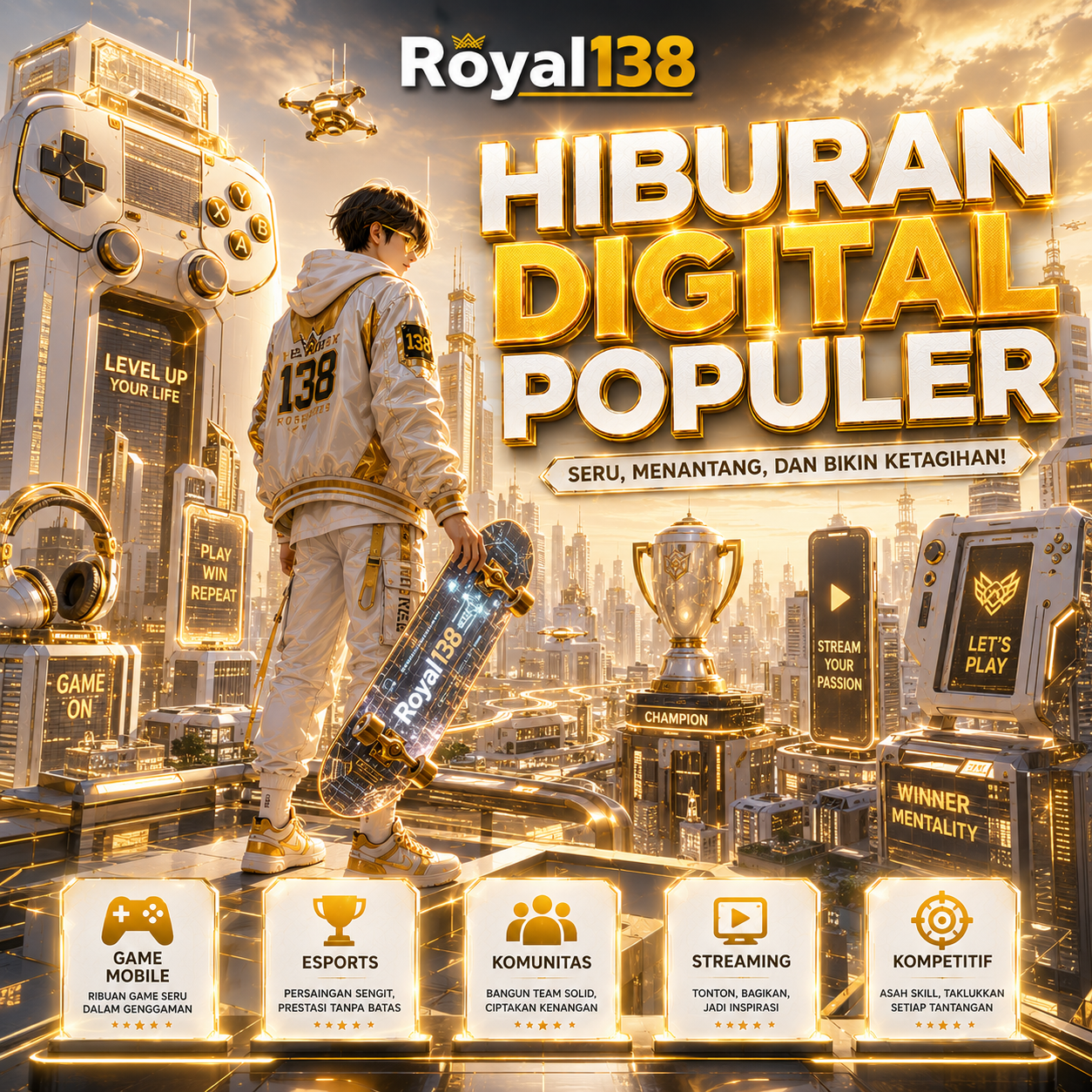 ROYAL138 # Hiburan Digital Populer Tren Seru Pengisi Waktu Paling Hits # rest