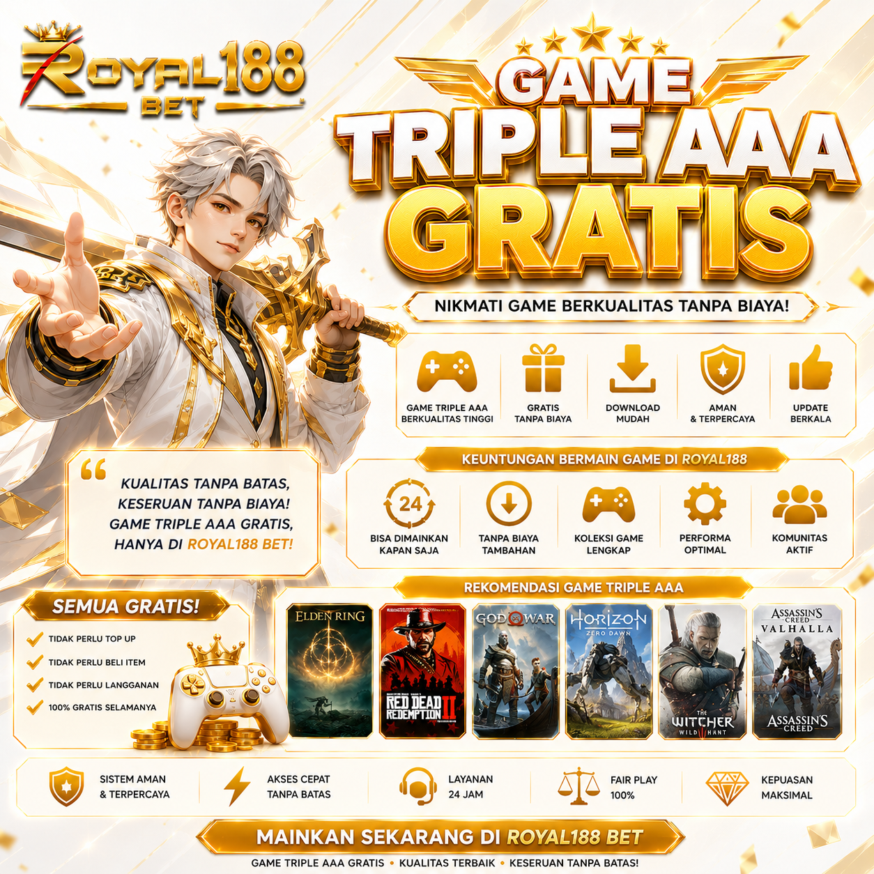 ROYAL188 $ Game Triple AAA Gratis Akses Premium Tanpa Biaya Paling Seru # vsdh