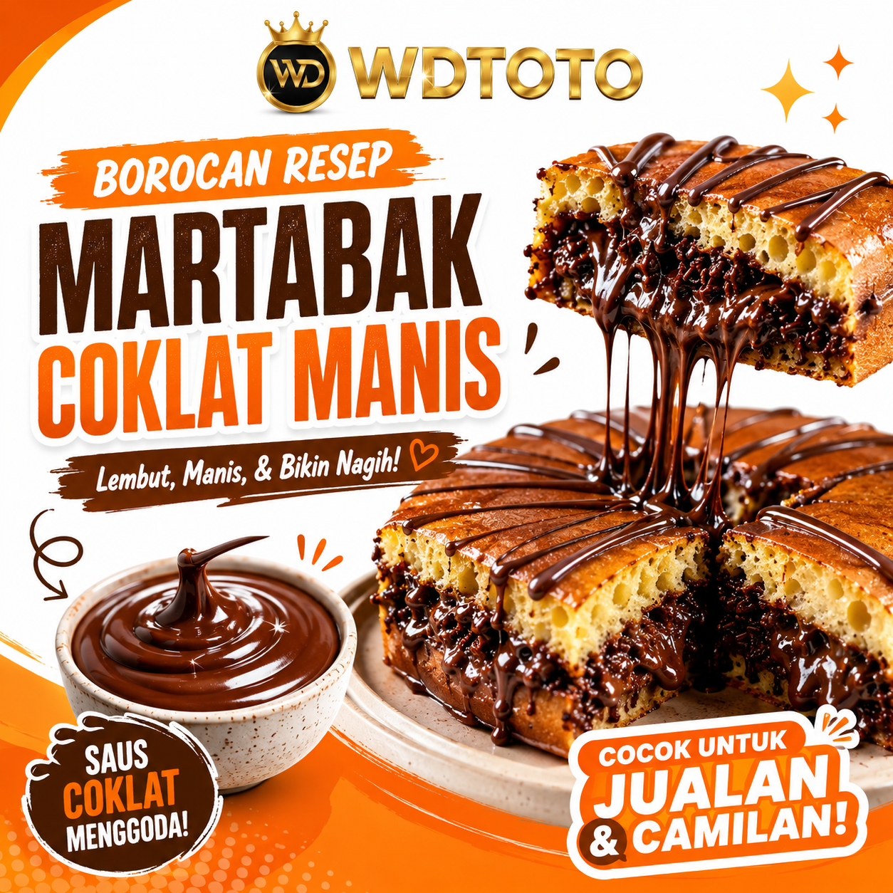 Martabak Coklat Manis Resepsit 10 Ribu 