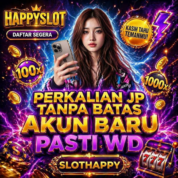 HAPPYSLOT SLOTHAPPY ~ Situs Slot Online Terpercaya Bonus New Member 100% JP
